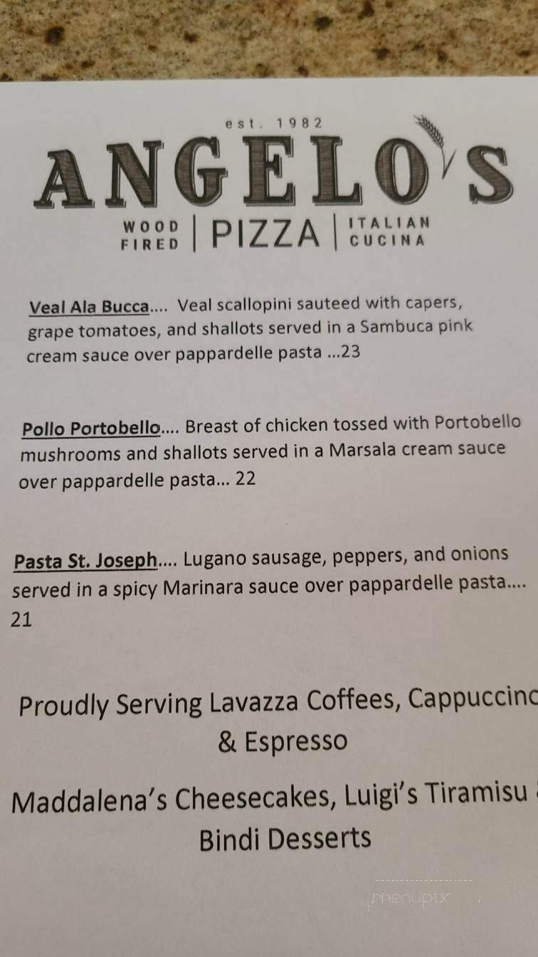 Angelo's - Flemington, NJ menu_pic