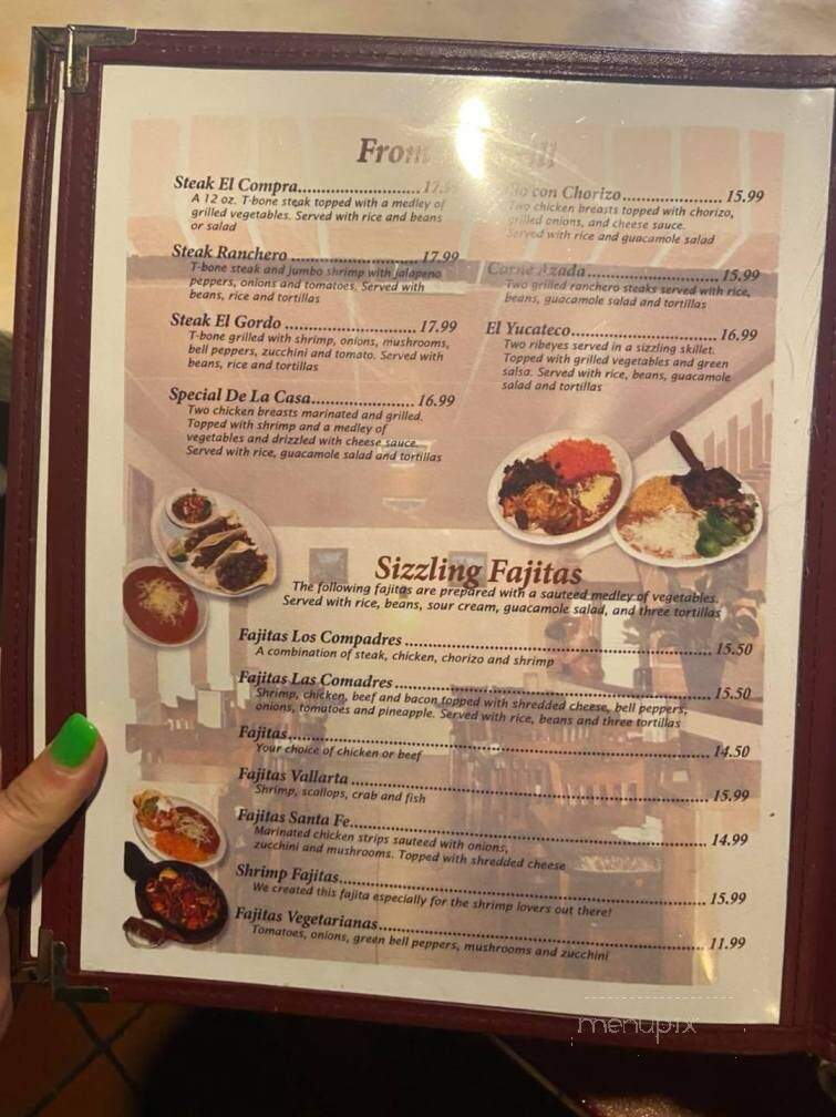 Los Compadres Mexican Bar Grill - Cedar Rapids, IA menu_pic