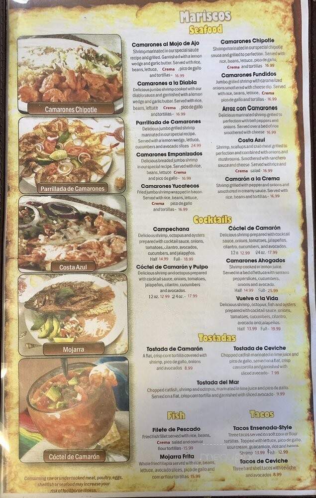 San Luis Iii - High Point, NC menu_pic