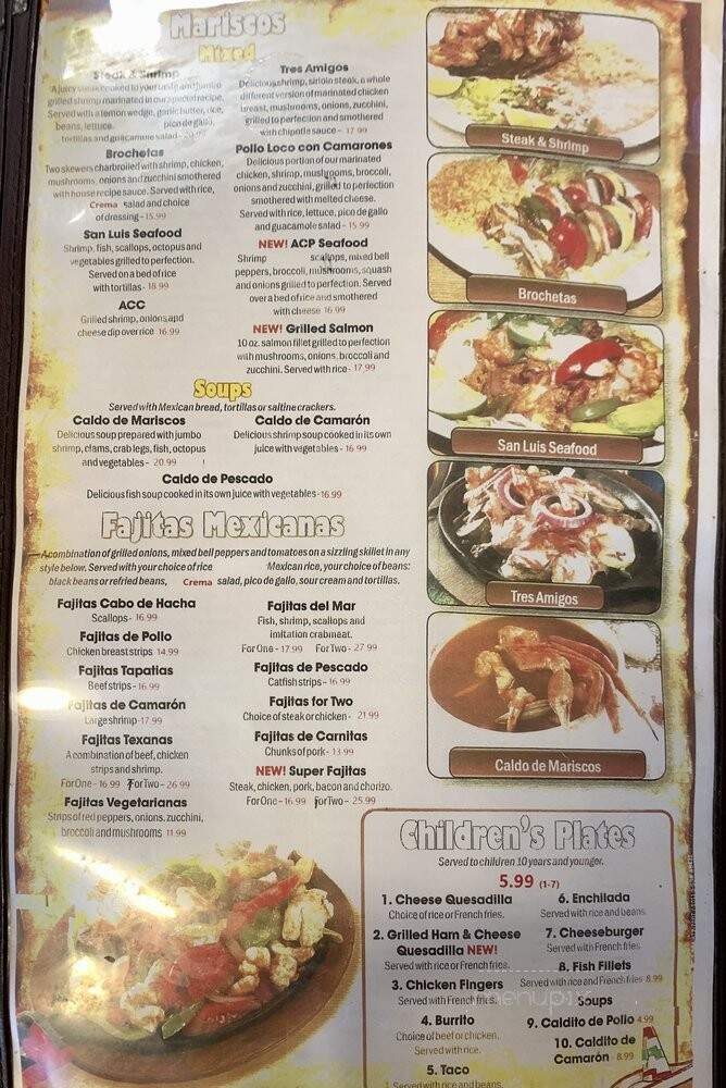San Luis Iii - High Point, NC menu_pic
