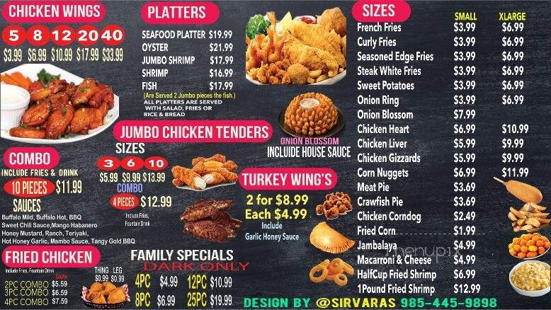Stop 2 Shop - Slidell, LA menu_pic