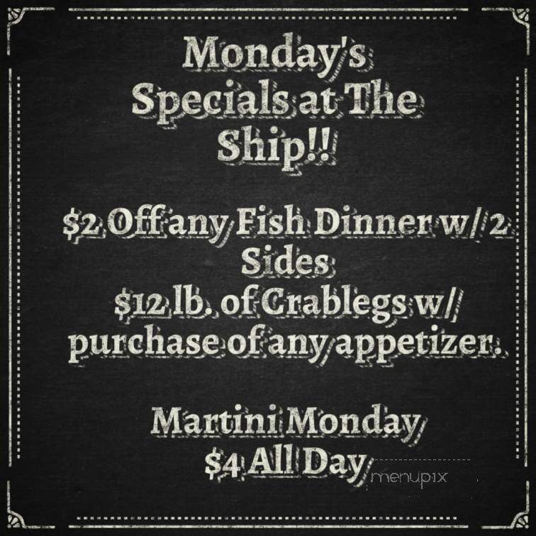 Ship 2 Shore Seafood & Steaks - Jacksonville, FL menu_pic