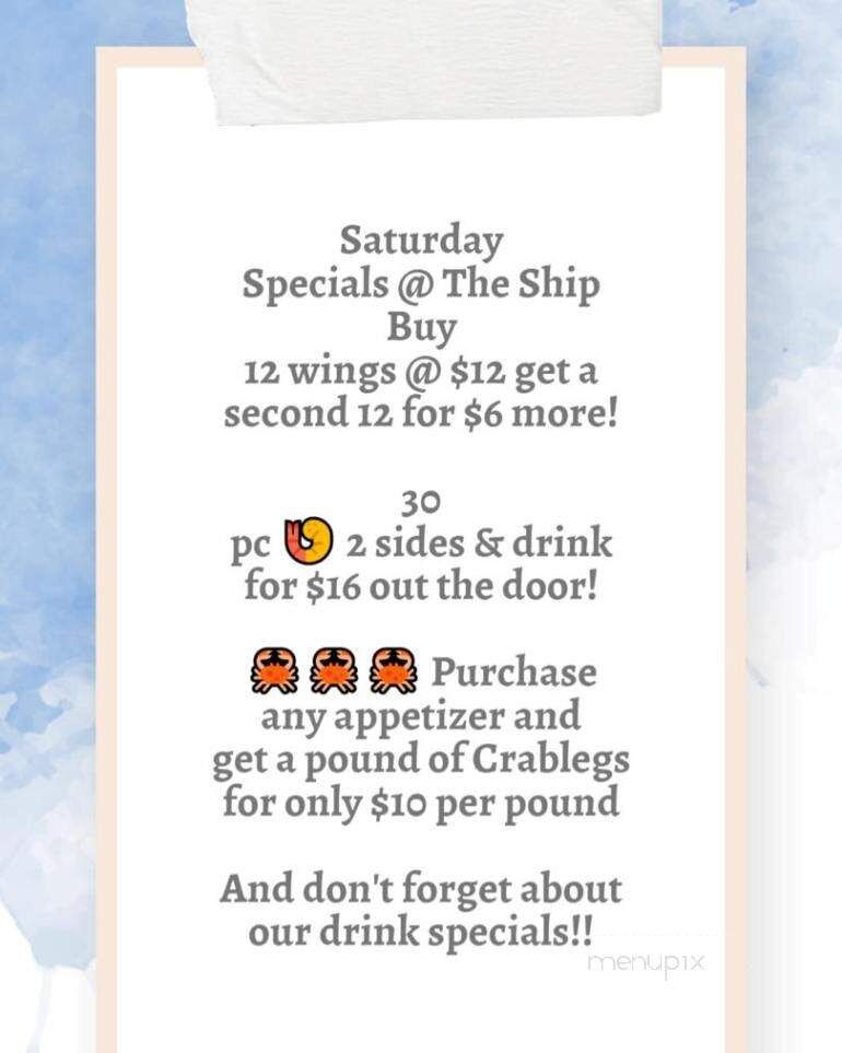 Ship 2 Shore Seafood & Steaks - Jacksonville, FL menu_pic