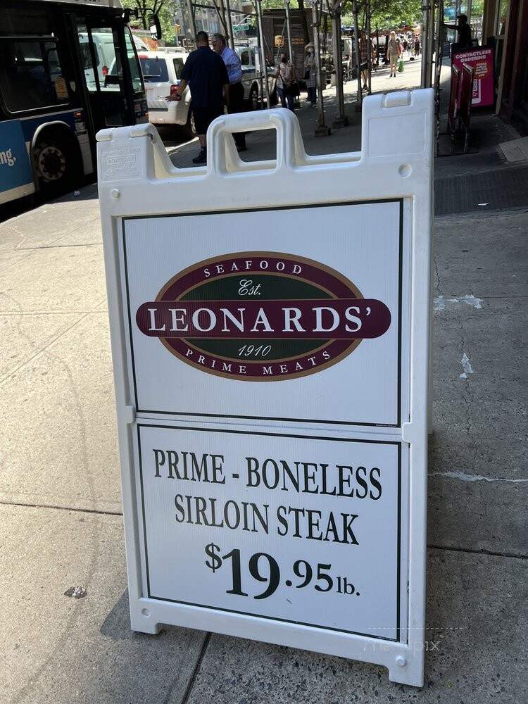 Leonard's Seafood and Prime Meats - New York, NY menu_pic