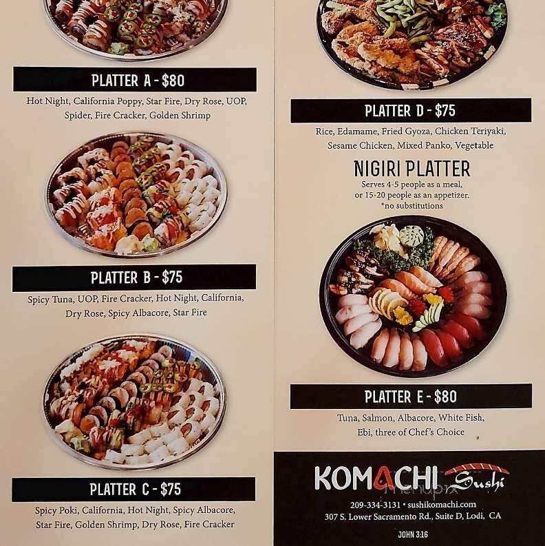 Komachi Sushi - Lodi, CA