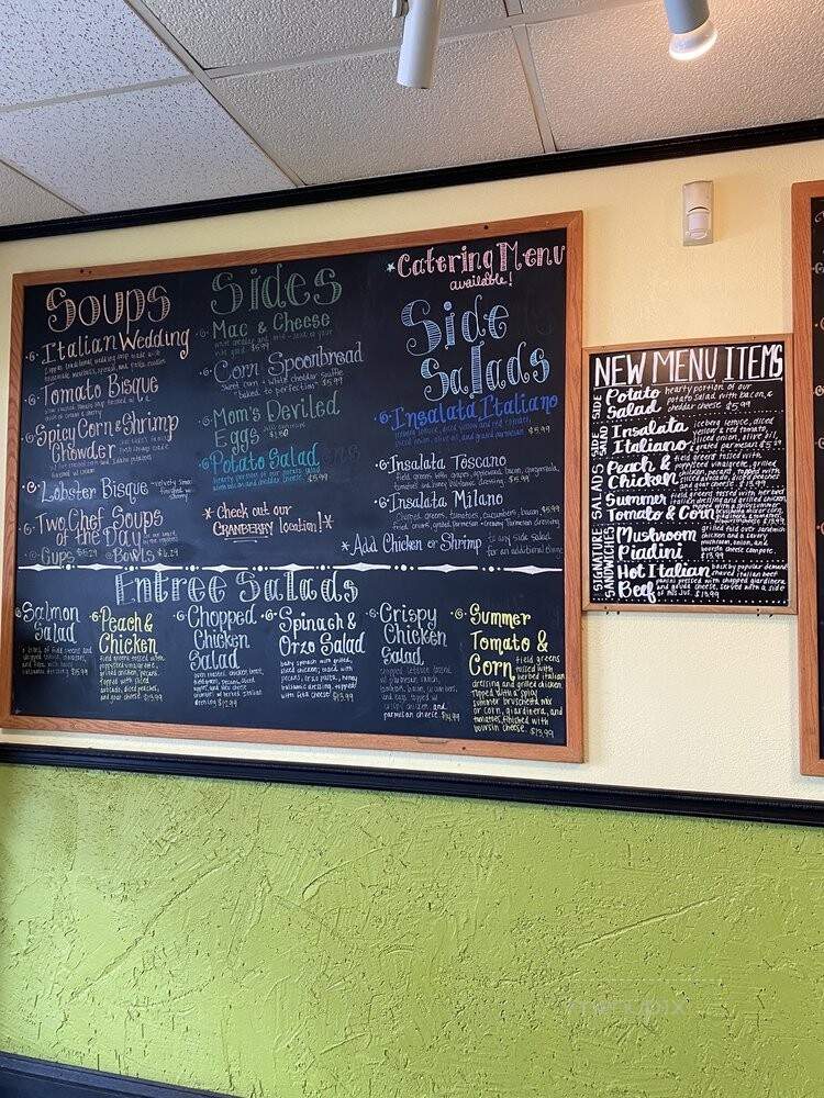 Zuppa's Deli - Wexford, PA menu_pic