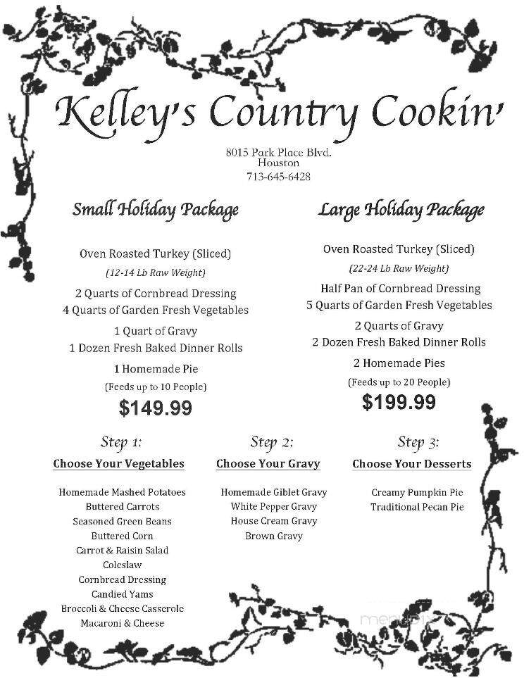 Kelley's Country Cookin - Houston, TX