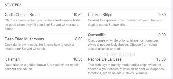 Kimo's Restaurant and Microbrewery - Richland, WA menu_pic