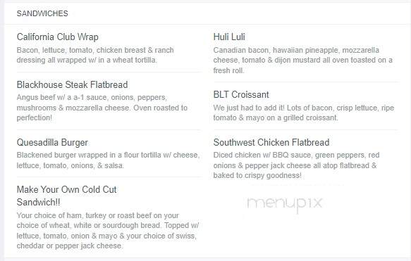 Kimo's Restaurant and Microbrewery - Richland, WA menu_pic
