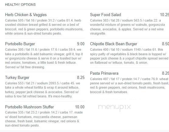 Kimo's Restaurant and Microbrewery - Richland, WA menu_pic