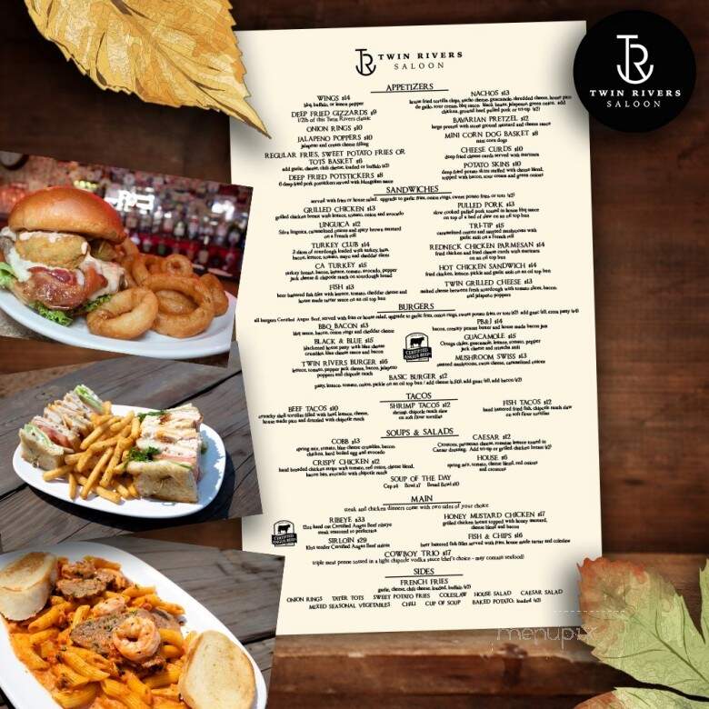 Twin Rivers Saloon - Modesto, CA menu_pic