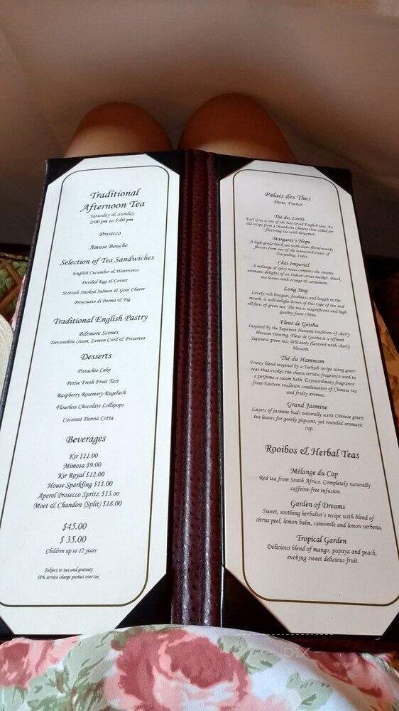 Rendezvous Court & at Millennium Biltmore Hotel - Los Angeles, CA menu_pic