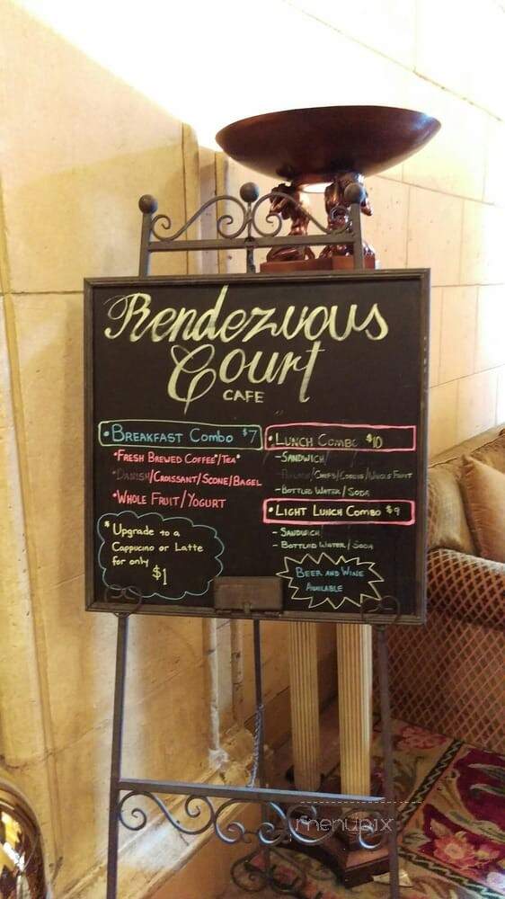 Rendezvous Court & at Millennium Biltmore Hotel - Los Angeles, CA menu_pic