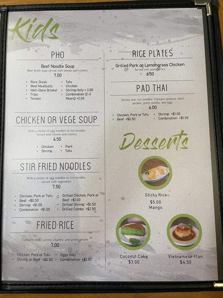 Basil Leaf - Albuquerque, NM menu_pic