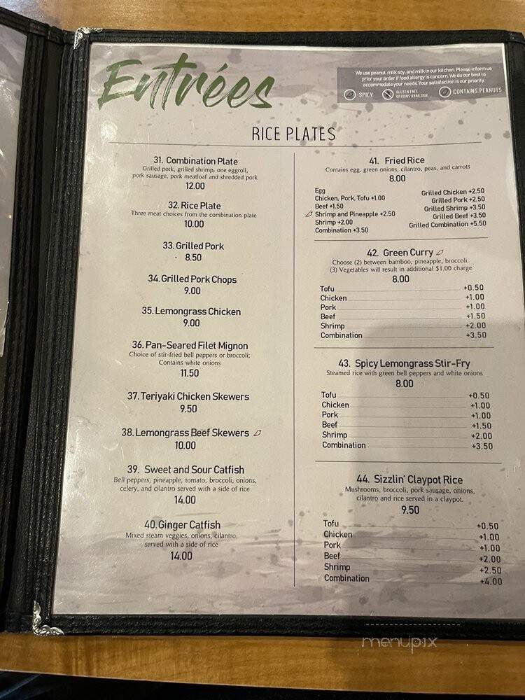 Basil Leaf - Albuquerque, NM menu_pic