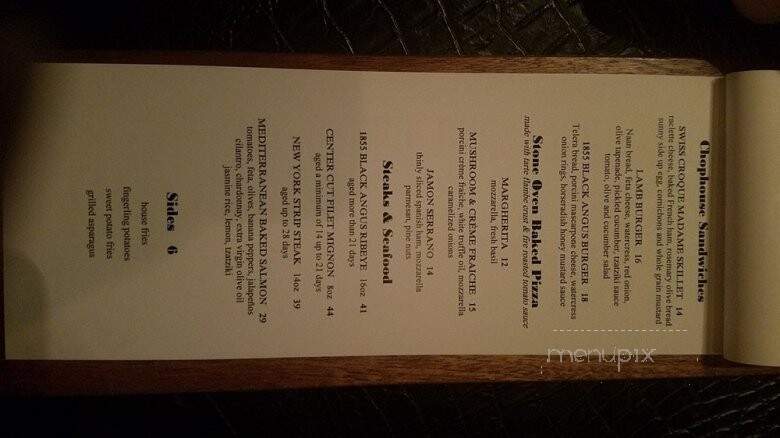 Bosendorfer Lounge - Orlando, FL menu_pic