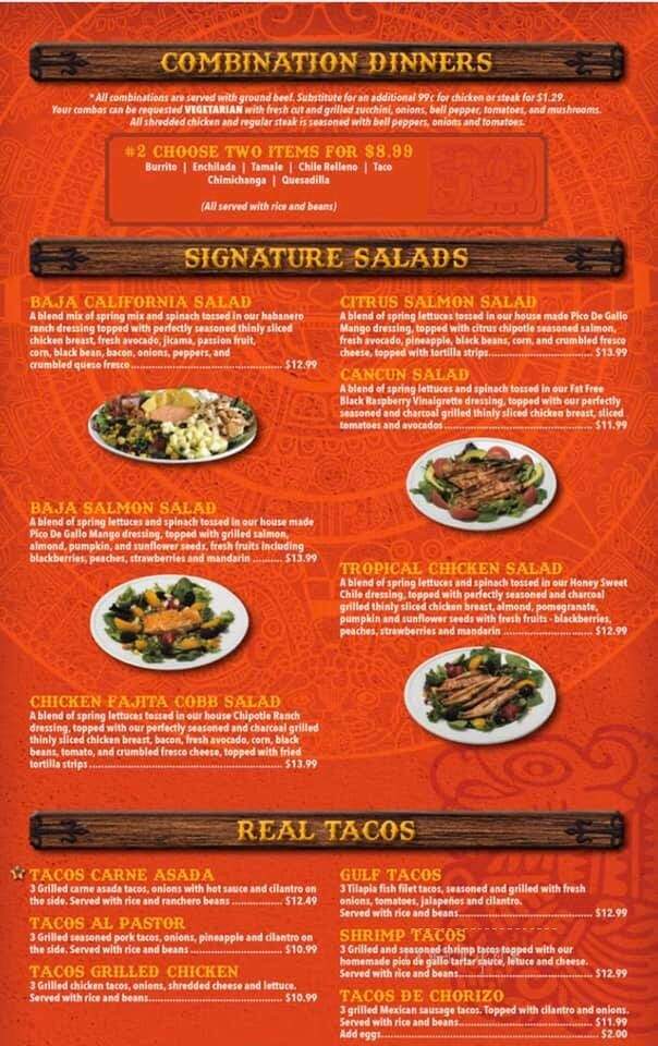 Don Tellos Tex Mex Grill - Conyers, GA menu_pic