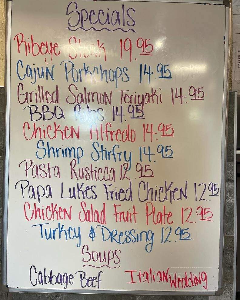 Seros Restaurant - Indianapolis, IN menu_pic