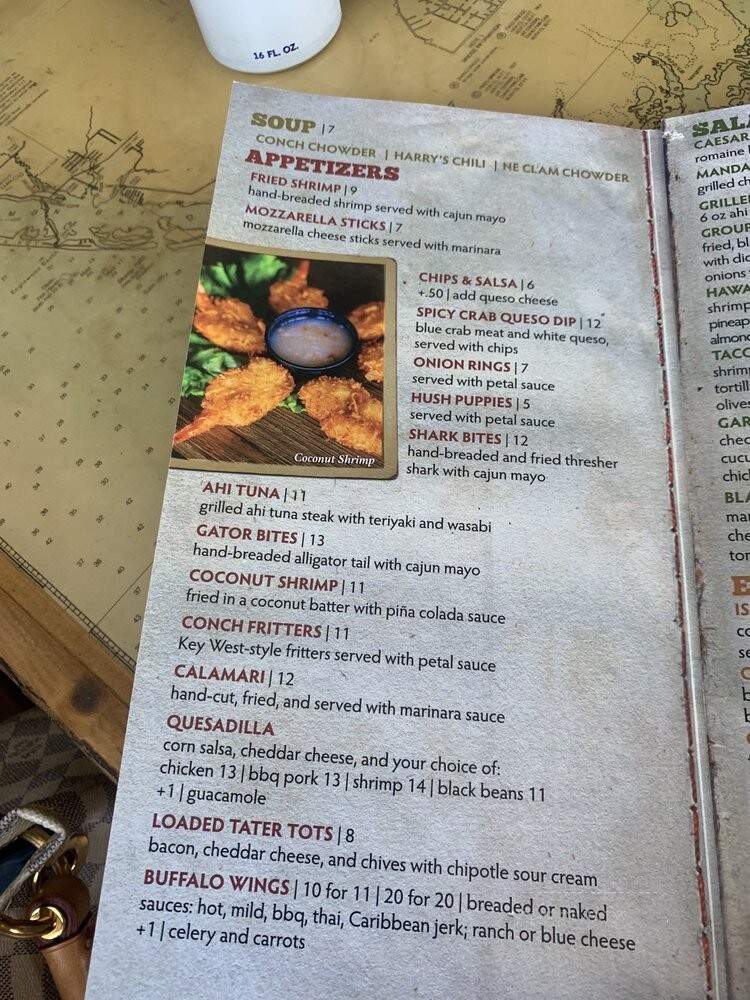 Harpoon Harry's Lounge & Raw - Punta Gorda, FL menu_pic