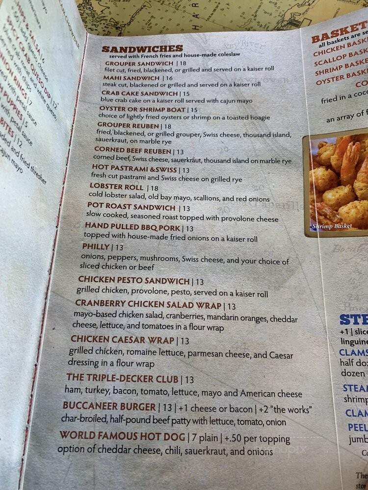 Harpoon Harry's Lounge & Raw - Punta Gorda, FL menu_pic