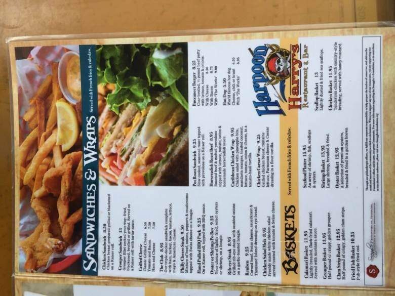 Harpoon Harry's Lounge & Raw - Punta Gorda, FL menu_pic