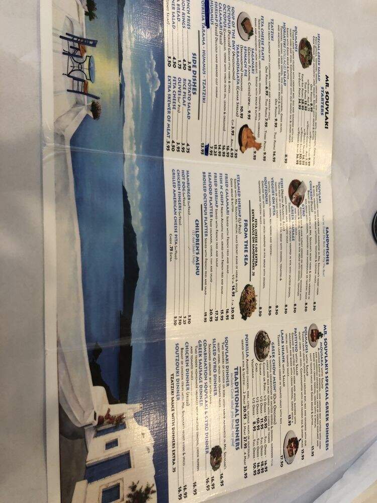 Mr Souvlaki - Tarpon Springs, FL menu_pic