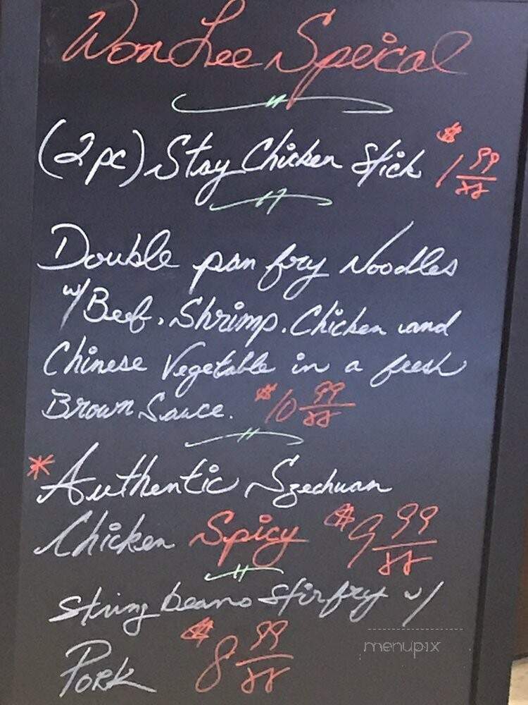 Won-Lee Chinese Restaurant - Deland, FL menu_pic