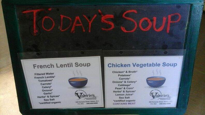 The Kootenay Bakery Cafe Cooperative - Nelson, BC menu_pic