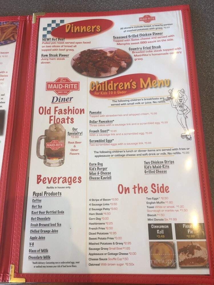 Maid-Rite - East Moline, IL menu_pic
