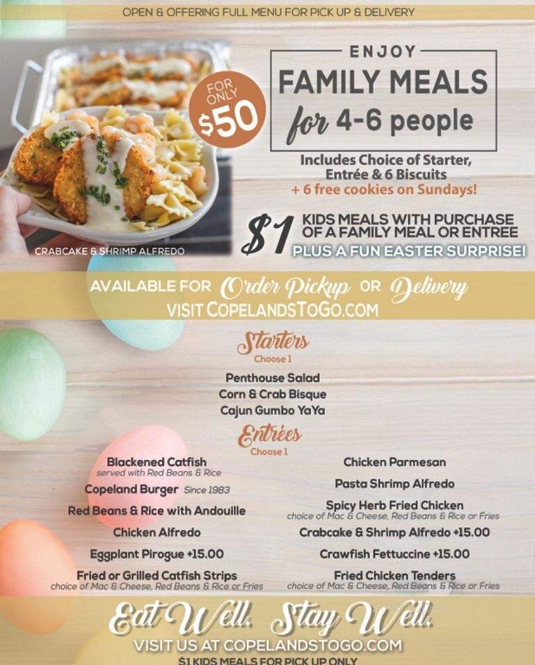 Copeland's Of New Orleans - Metairie, LA menu_pic