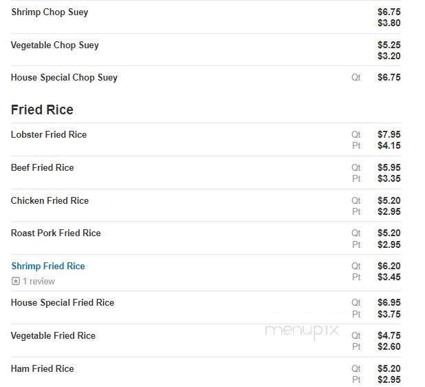 China King - Mcdonough, GA menu_pic