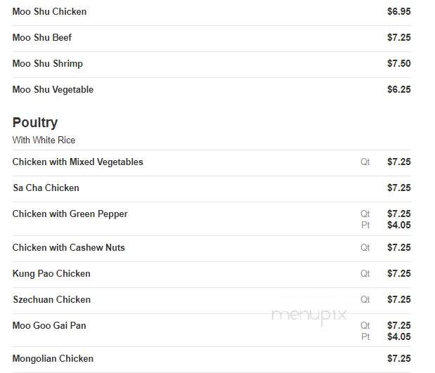 China King - Mcdonough, GA menu_pic