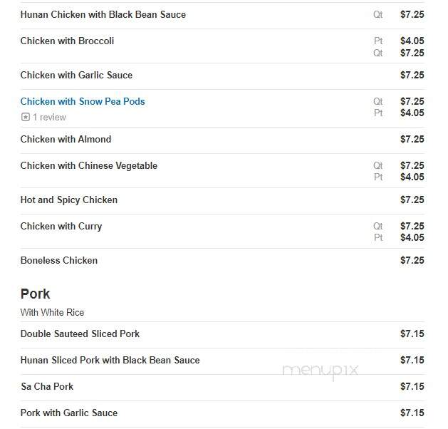 China King - Mcdonough, GA menu_pic