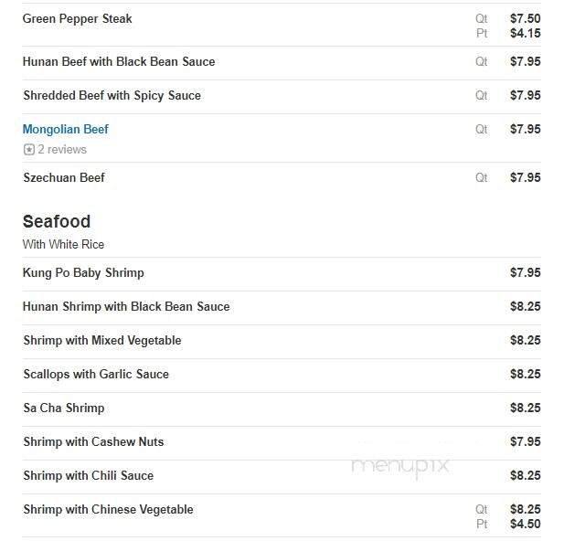 China King - Mcdonough, GA menu_pic