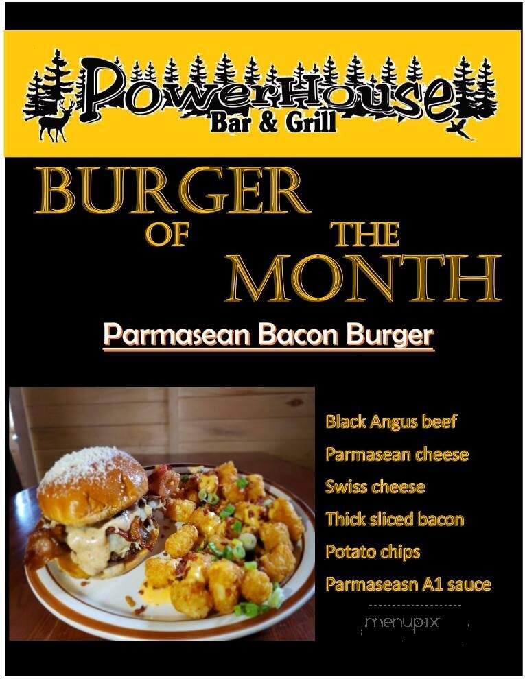 Powerhouse Bar & Grill - Northome, MN menu_pic