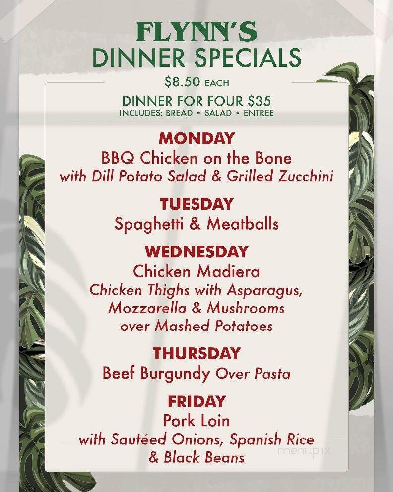 Flynn's Deli - Westwood, NJ menu_pic