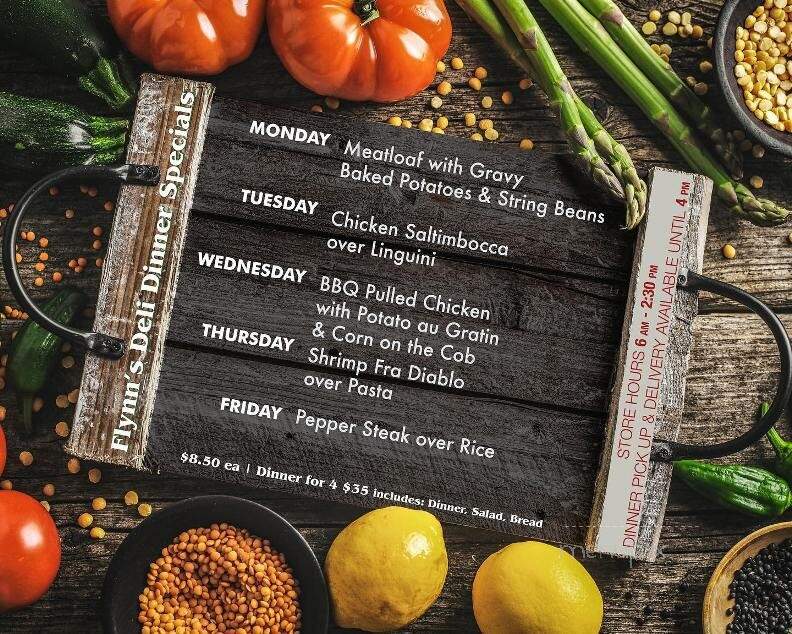 Flynn's Deli - Westwood, NJ menu_pic