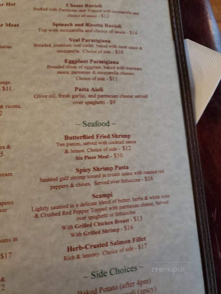 Palma's Italian Grill - Deming, NM menu_pic