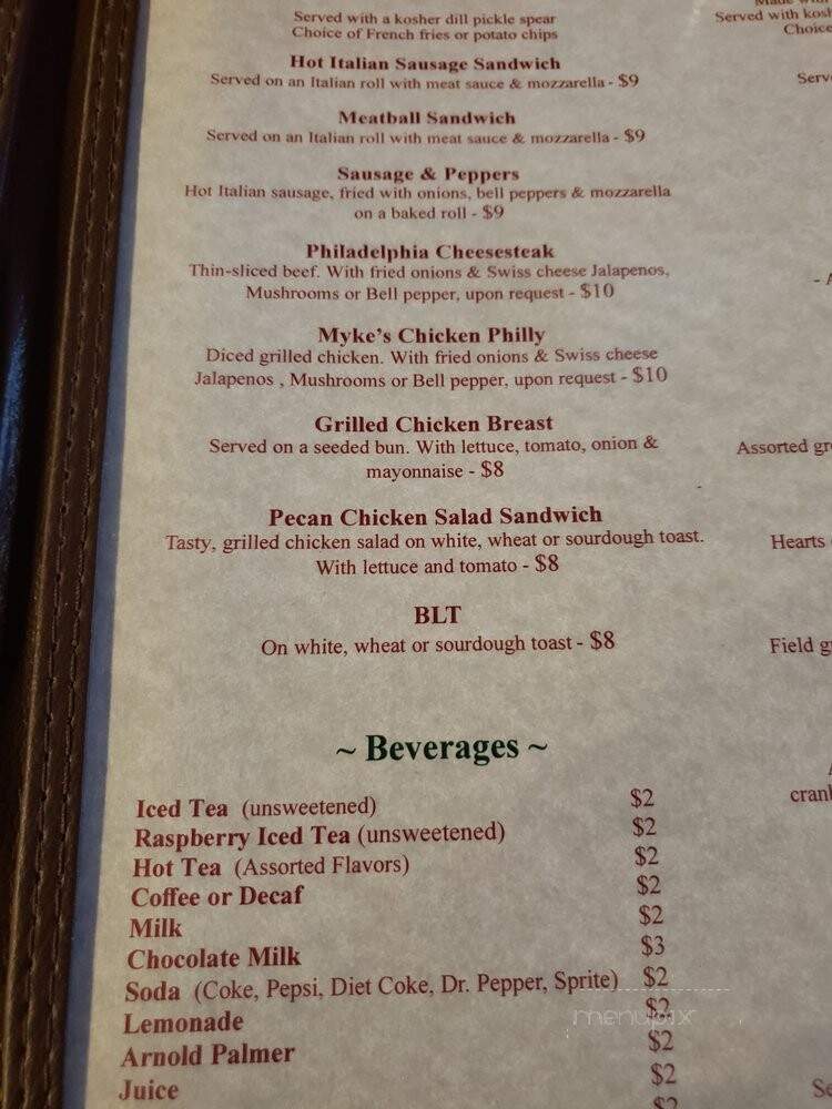 Palma's Italian Grill - Deming, NM menu_pic
