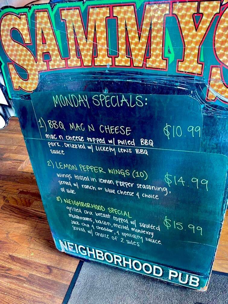 Sammy's Deli & Neighborhood - Belmont, NC menu_pic