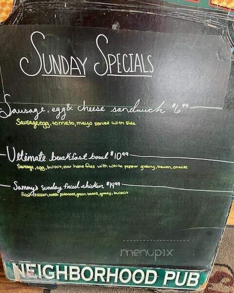 Sammy's Deli & Neighborhood - Belmont, NC menu_pic