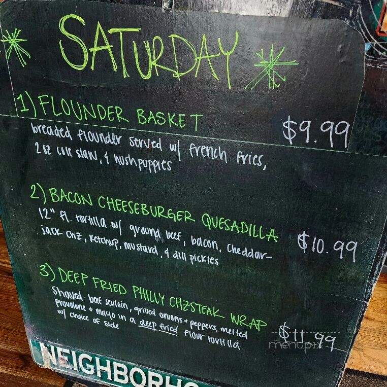 Sammy's Deli & Neighborhood - Belmont, NC menu_pic