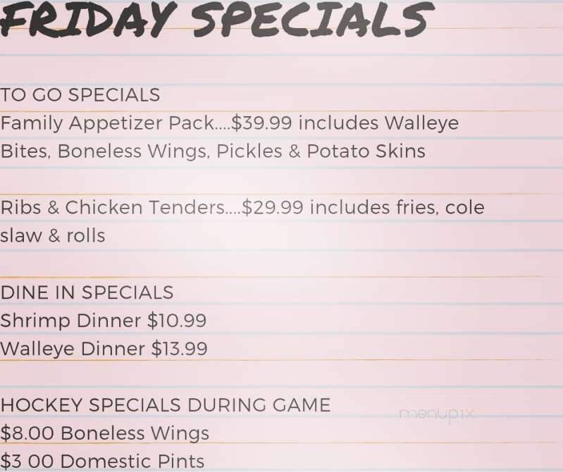 Eagles Crest Grill - Grand Forks, ND menu_pic