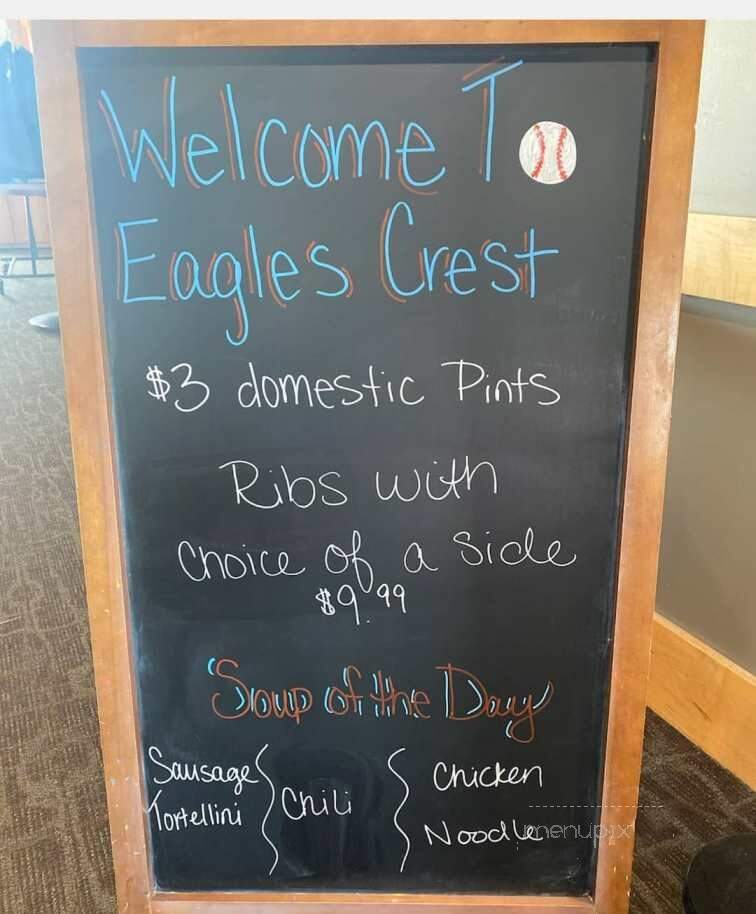 Eagles Crest Grill - Grand Forks, ND menu_pic