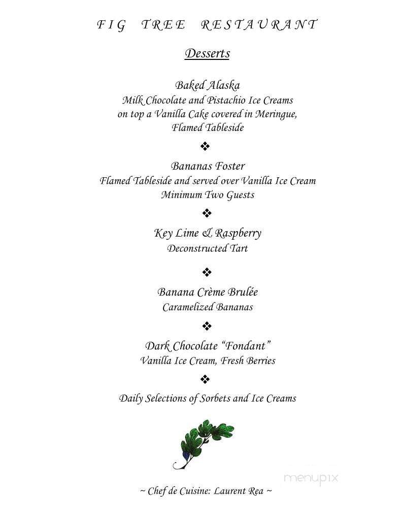 Fig Tree Restaurant - San Antonio, TX