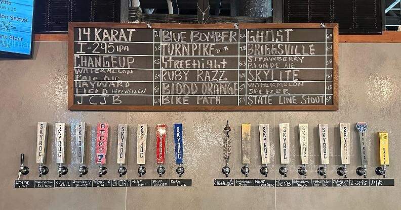 Skyroc Brewery - Attleboro, MA menu_pic