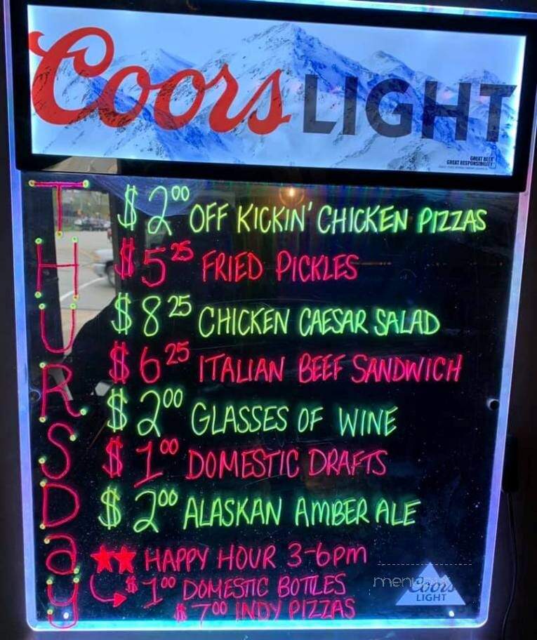 The County Seat Pub & Pizzeria - Morris, IL menu_pic
