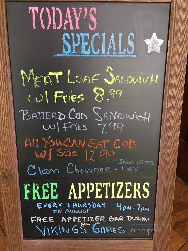 Villa Bar & Grill - Albertville, MN menu_pic