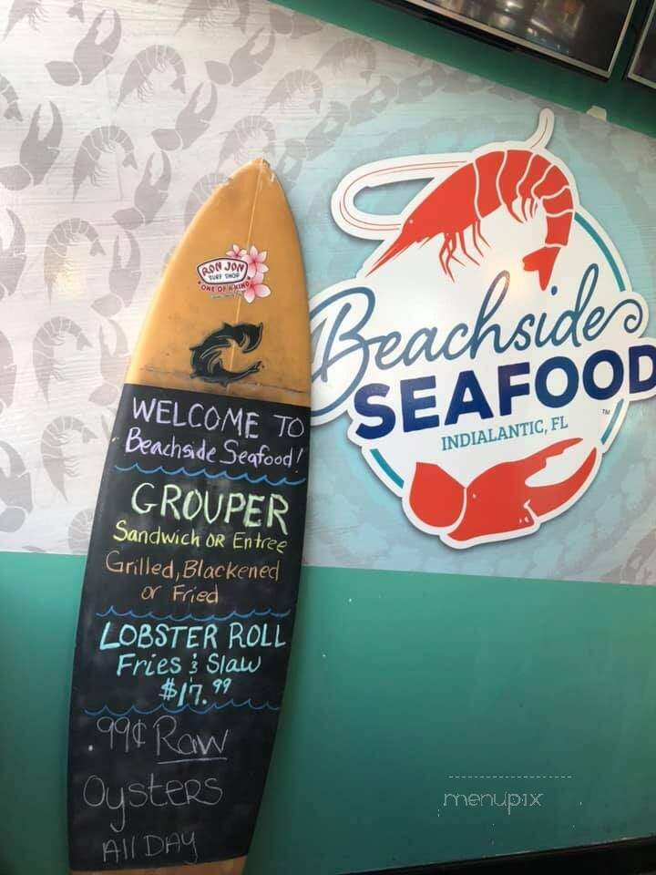 Beachside Seafood - Indialantic, FL menu_pic