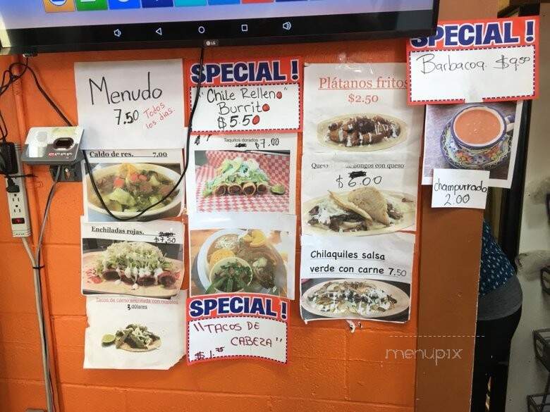 Las Palomas Taqueria - Portland, OR menu_pic